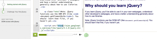 adding jQuery to your site